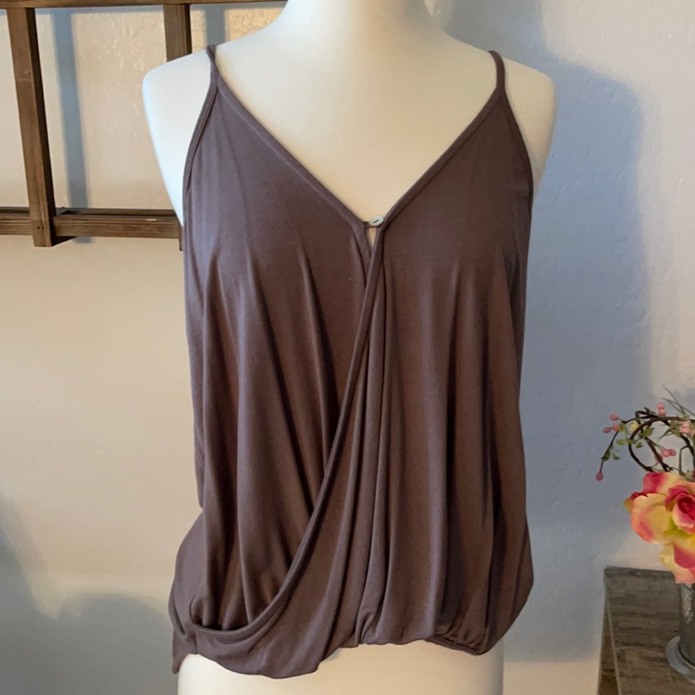 Philosophy Ladies Chocolate Brown Top Size Small EUC